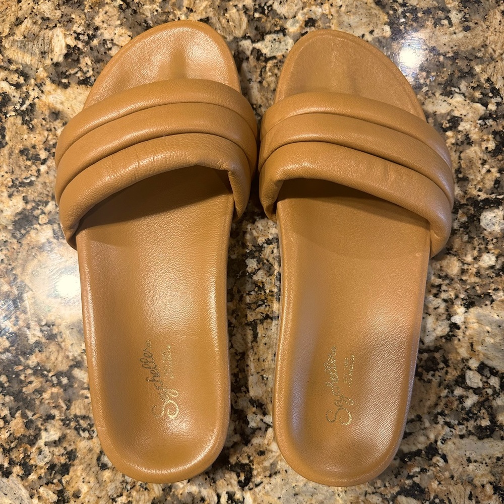 Seychelles Low Key Slide Tan Size 9. Worn Once.